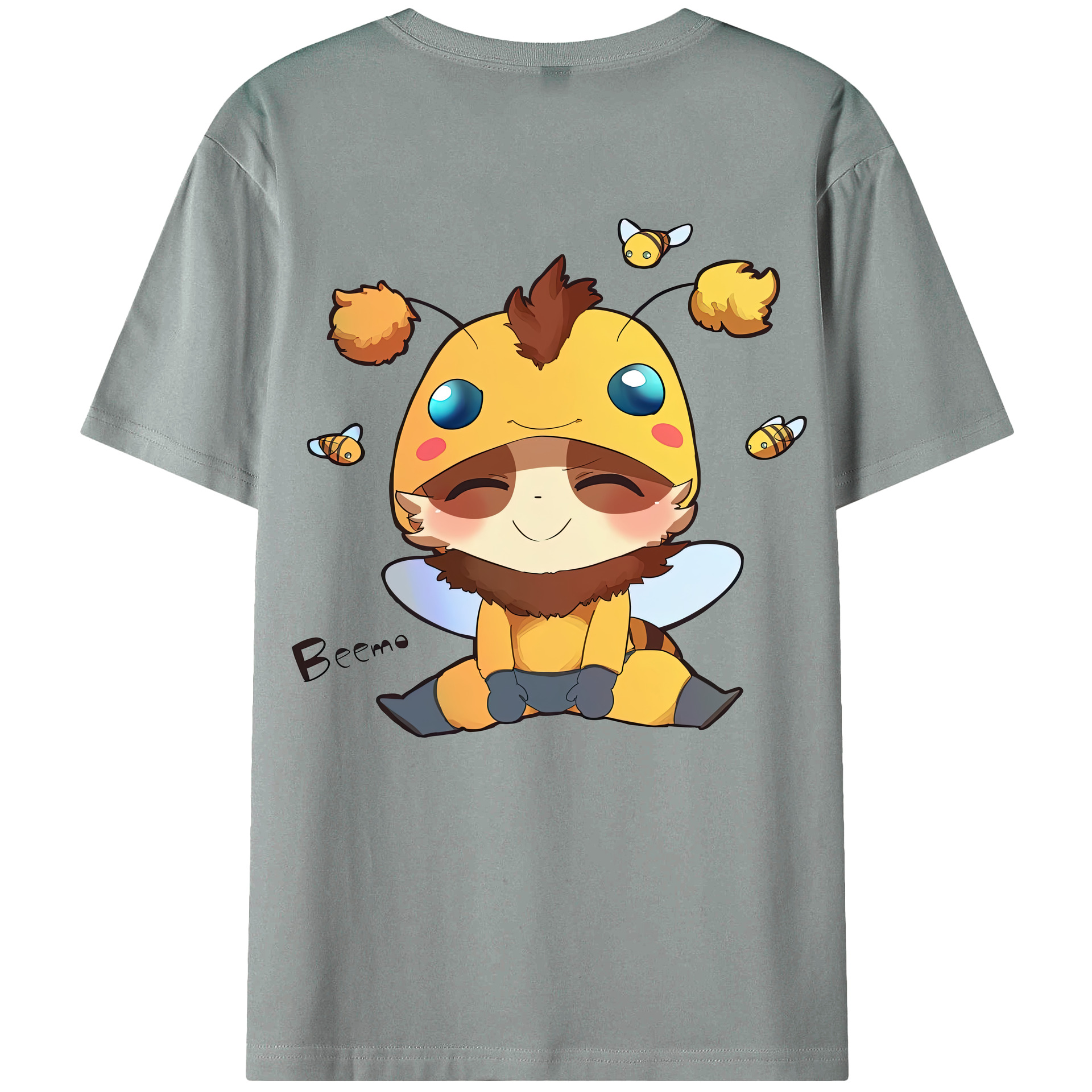 （画像用） リーグ・オブ・レジェンド League of Legends LOL 綿100％ メンズ半袖Tシャツ（バックプリント） 通気性